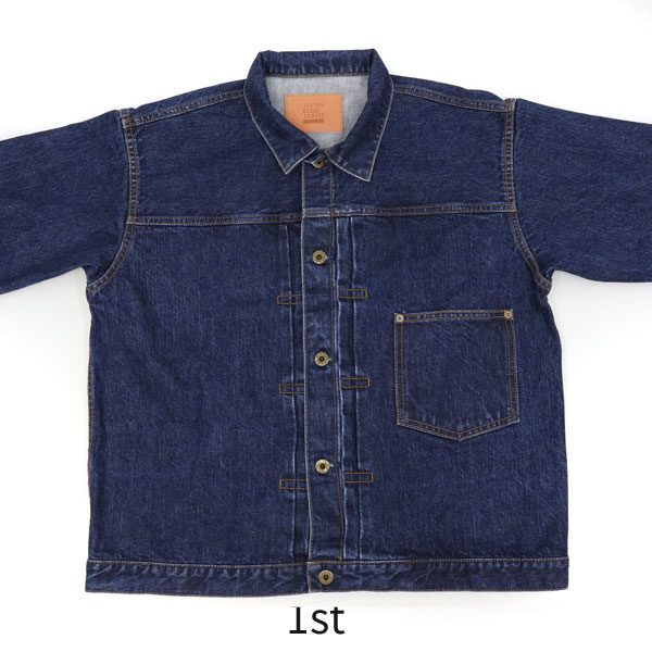 ジャパンブルージーンズ デニムジャケット 1st 【 JBOT11023A (MID)】 JAPAN BLUE JEANS 14.8oz  アメリカ綿セルヴィッチ 日本製 Gジャン インディゴ 大戦