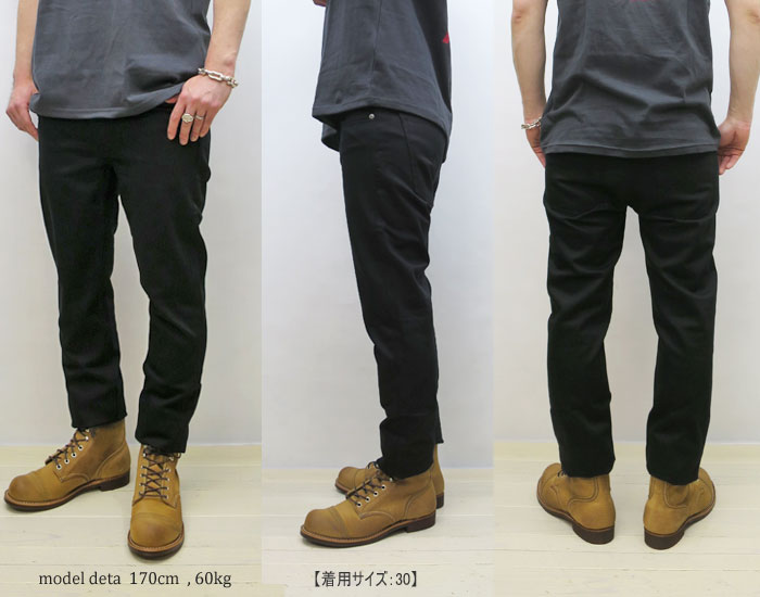 Nudie Jeans NUDIE JEANS THIN FINN DRY EVER BLACK ヌーディー