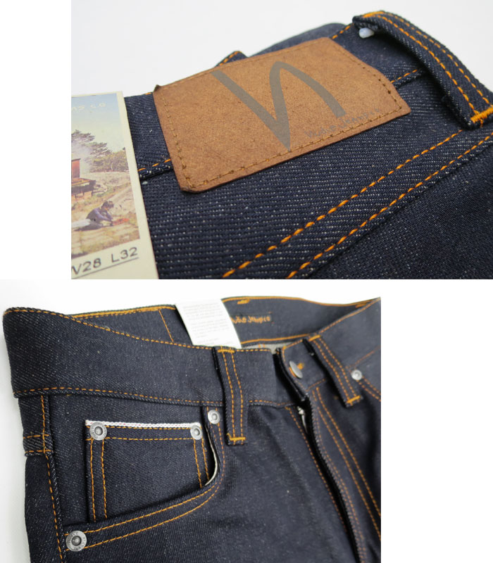 NUDIE JEANS ヌーディージーンズ LEAN DEAN リーンディーン 育てがいの