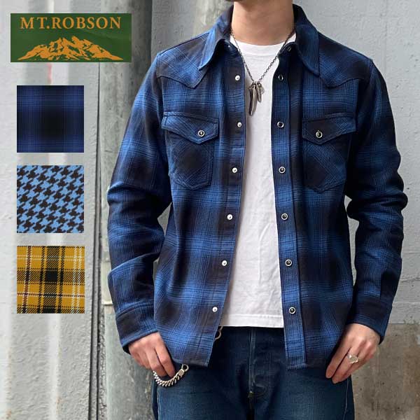MT. ROBSON マウントロブソン CLASSIC AMERICAN WESTERN SHIRTS