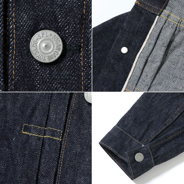 SUGAR CANE シュガーケーン SC11936 / 13oz. DENIM BLOUSE 1936 MODEL