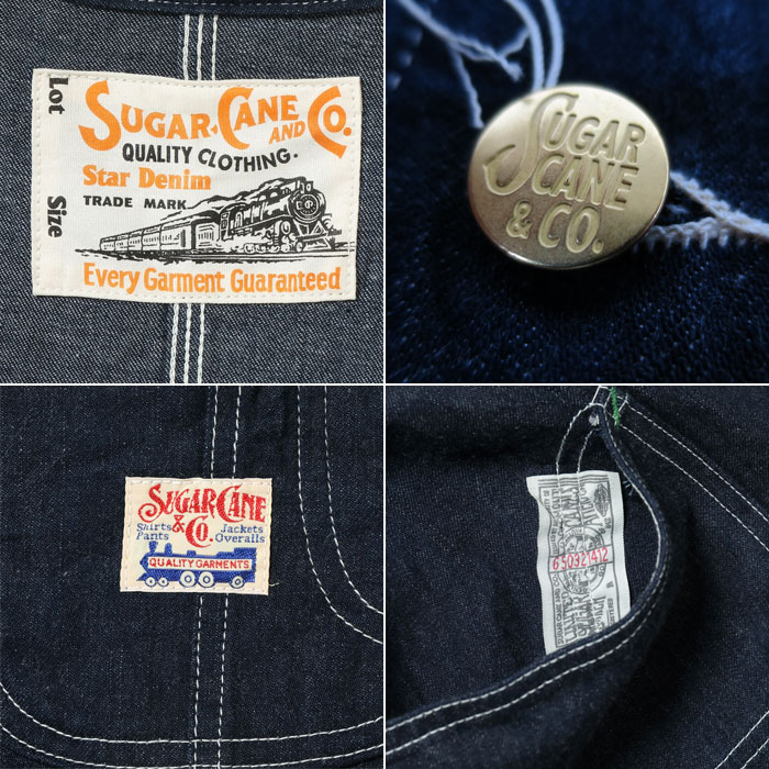 SUGAR CANE 2025秋冬 シュガーケーン SC15655 / 11oz. BLUE DENIM WORK