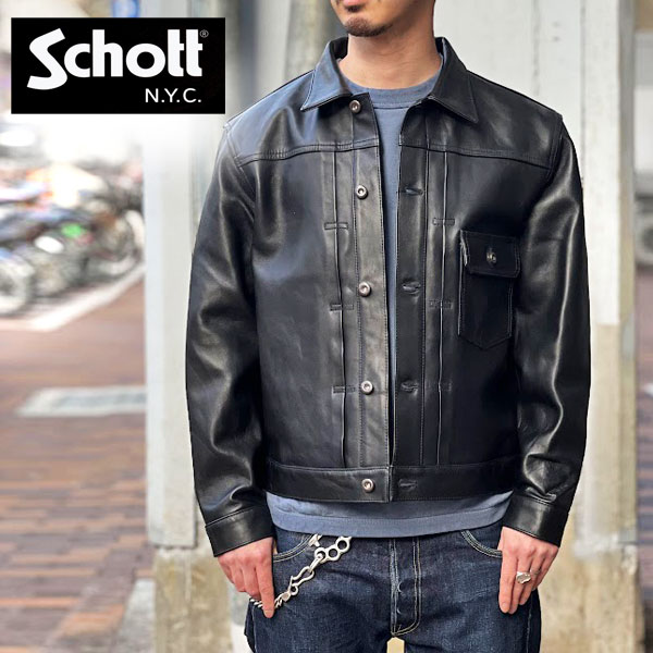 SHEEP LEATHER 1st TRACKER JACKET シープレザー トラッカージャケット