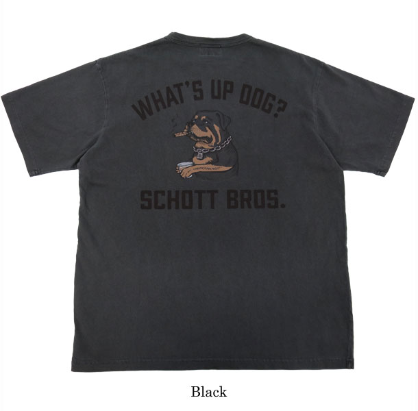 2024SS Schot ショット 「What&apos;s up DOG?」 T-SHIRT CHILL R...