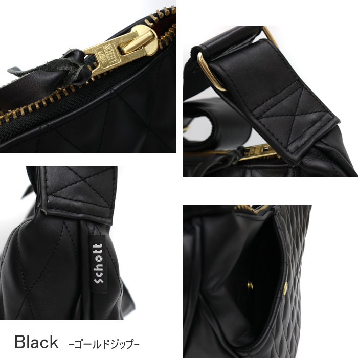 Schott N.Y.C（ショット） schott 3109022 PADDED BANANA BAG パデッド