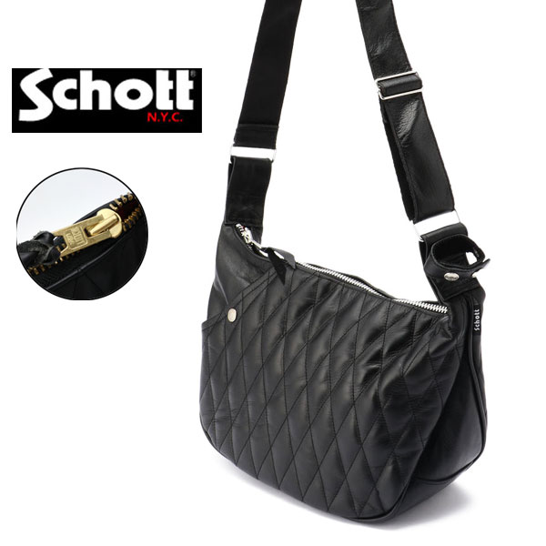 Schott N.Y.C（ショット） schott 3109022 PADDED BANANA BAG パデッド