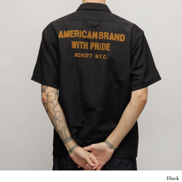 Schott ショット ARCHIVE STAMPS クルーネック 半袖Tシャツ Schott N.Y.C ショット ARCHIVE STAMPS 半袖Tシャツ クルー