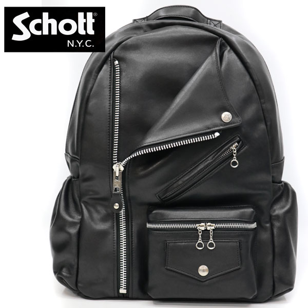 SCHOTT N.Y.C. ショット ワンスター ボディバッグ ブラック Schott N.Y.C（ショット） Schott BODY BAG ONE STAR ボディバッグ