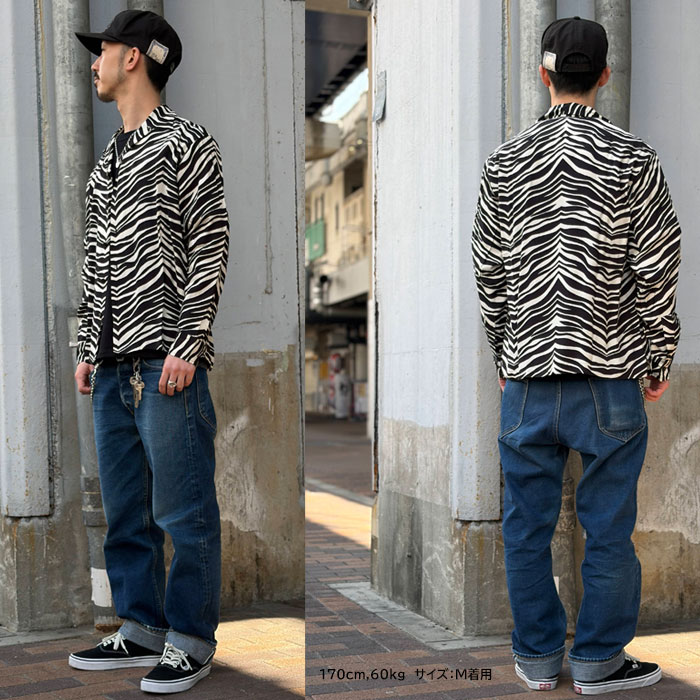 Schott N.Y.C（ショット） Schott ZEBRA RAYON SHIRT ゼブラレーヨン
