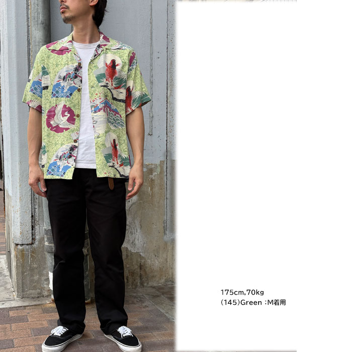 SUN SURF サンサーフ SS39614 [ RAYON HAWAIIAN SHIRT “JAPANESE