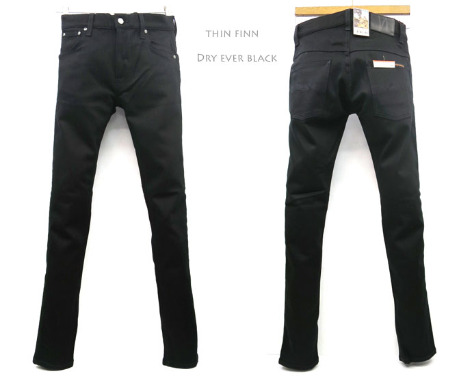 Nudie Jeans ブラック デニム W32 L30 THIN FINN 楽天市場】Nudie Jeans / THIN FINN - DRY EVER BLACK