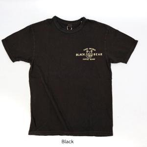 2024SS【メール便で発送】 UES ウエス BLACK BEAR Tシャツ 652403 ブラッ...