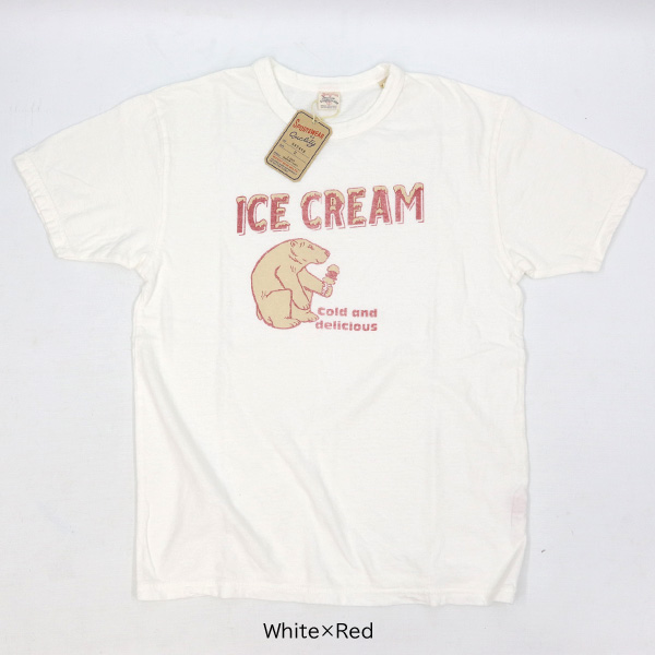 2024SS【メール便で発送】 UES（ウエス）ICE CREAM Tシャツ [ 652409 ] ...
