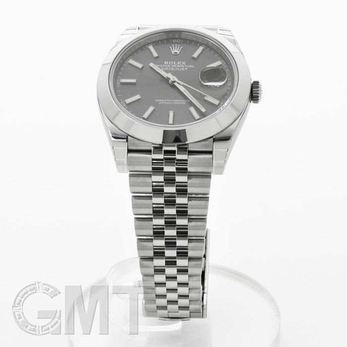 ロレックス デイトジャスト41 ダークロジウム ジュビリーブレス126300 ROLEX（ロレックス） デイトジャスト 41 126300 ダークロジウム