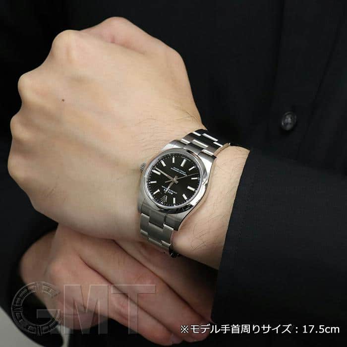 ROLEX ロレックス オイスターパーペチュアル34 124200 ブラック ROLEX ロレックス オイスターパーペチュアル34 124200 ブラック