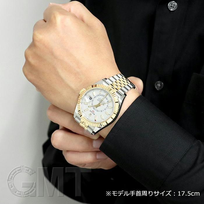 高速 割引 平日 ロレックス ROLEX スカイドゥエラー ジュビリー ホワイト 326933 アナログ（手巻き）