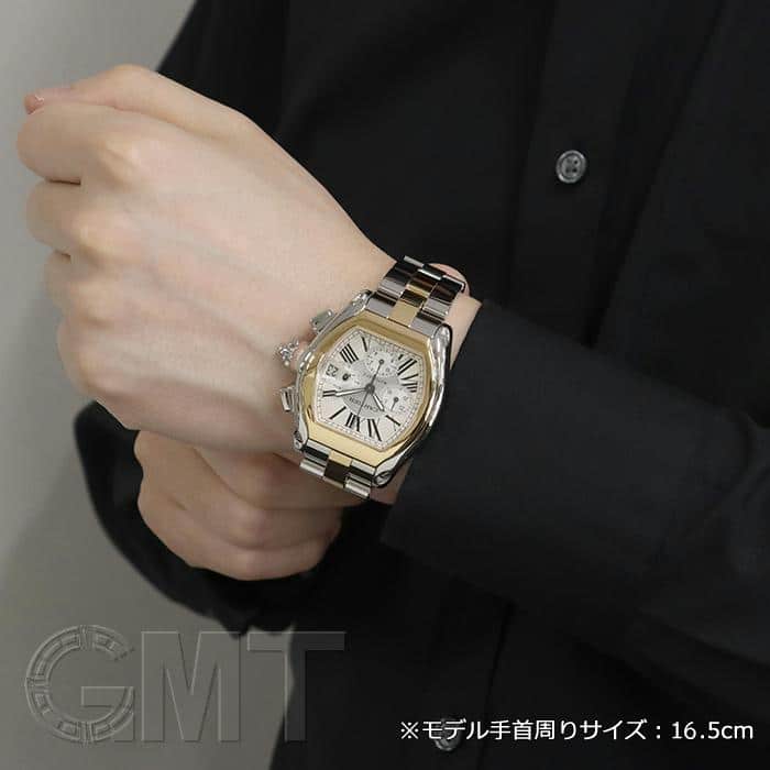 【中古】カルティエ メンズ ロードスター XL純正 レザーベルトkD82JU64 美品】カルティエ メンズ ロードスター 純正 レザーベルト