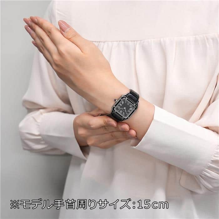 カルティエ サントス デュモン LM WSSA0046　 WSSA0046 WSSA0046 ブラック Cartier（カルティエ）サントス デュモンLM