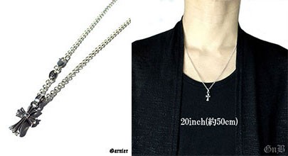 クロムハーツ ロール チェーン 50cm 20inch ネックレス CHROME HEARTS CH Necklace Roll Chain  20inch チャーム用 : chn-31-50 : Garnier ガルニエ Yahoo!店 - 通販 - Yahoo!ショッピング