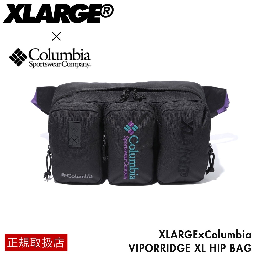 XLARGE エクストララージ Columbia コロンビア コラボ ウエストバッグ