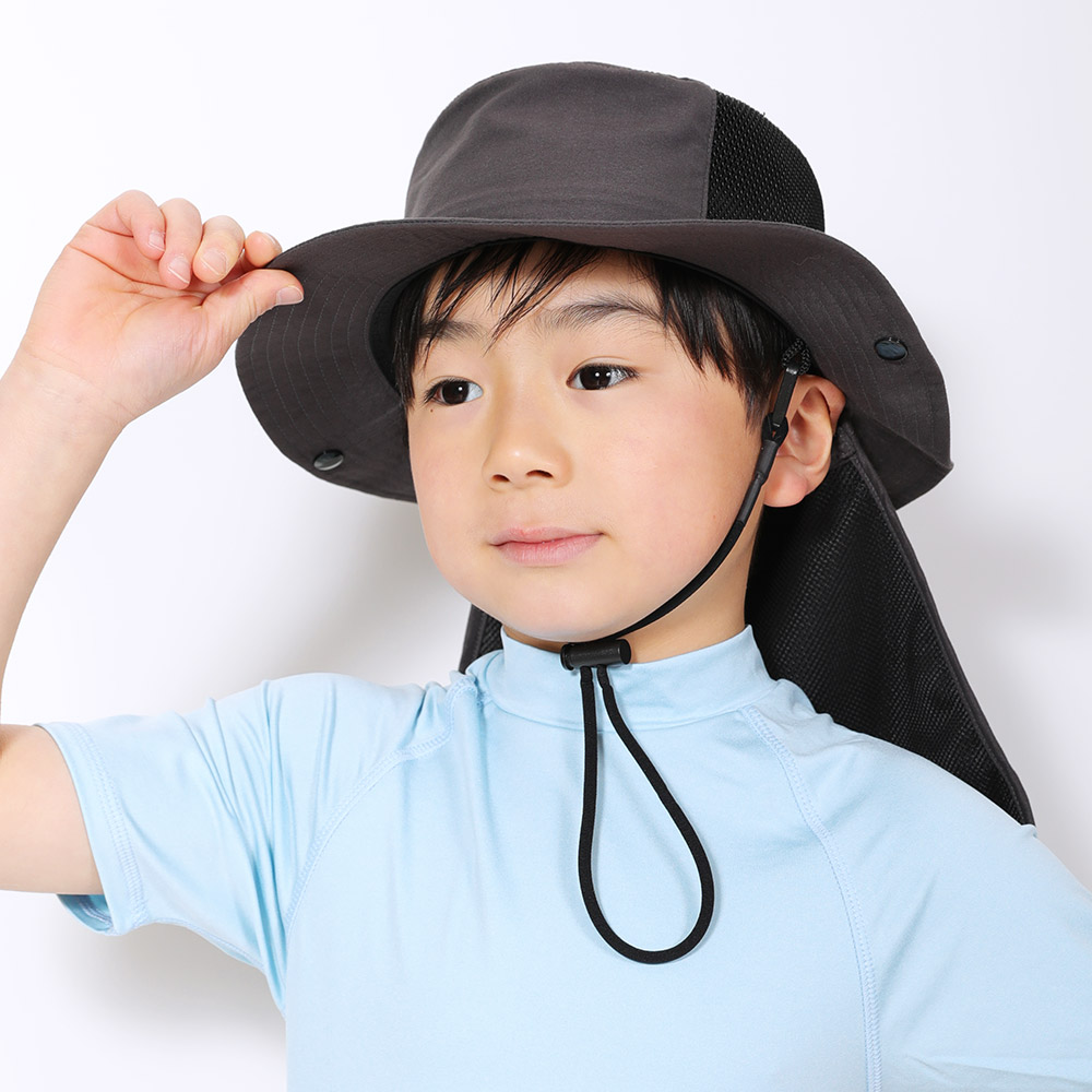 【期間限定P5倍】FELLOW ビーチハット キッズ 頭周り 54cm UPF50+ 日よけ 熱中症 サーフハット サーフィン メンズ レディース 帽子 | FELLOW | 35