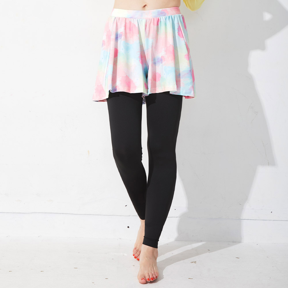 FELLOW ラッシュガード スカート付き レギンス キュロットスカート