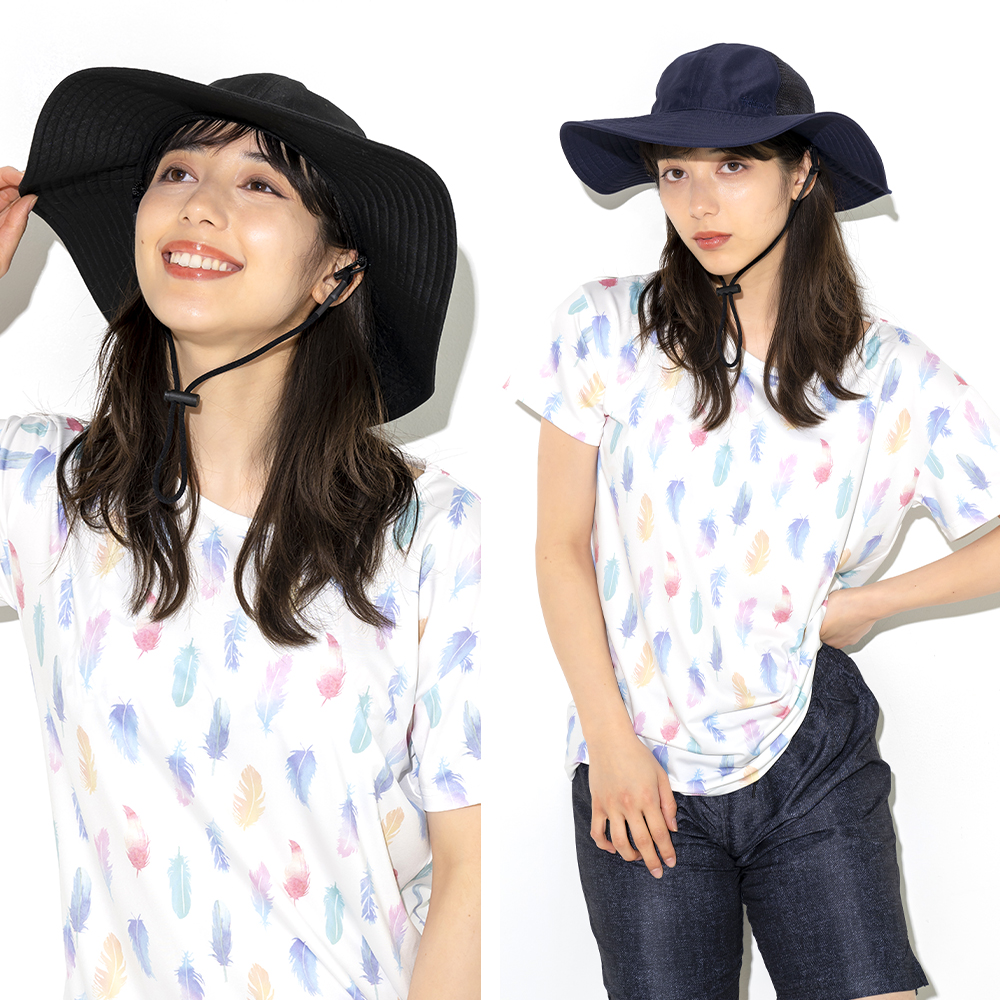 【7/19〜21はP5倍】FELLOW ワイドビーチハット つば広 57cm サファリハット 帽子 日焼け防止 UVカット サーフハット ビーチハット 熱中症対策 | FELLOW | 06