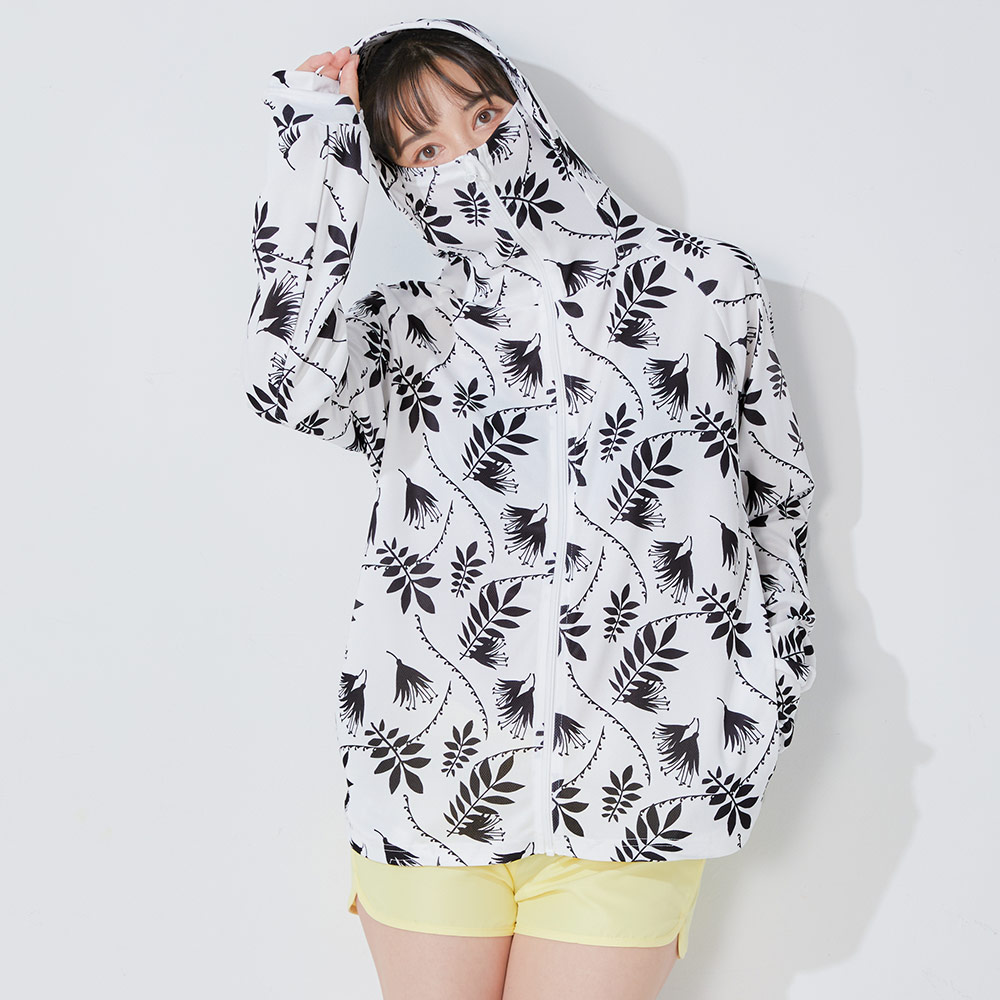 Ko'a ラッシュガード ハイネックパーカー レディース つば付き UVカット90％以上 軽量 紫外線対策 日焼け対策 |  | 09