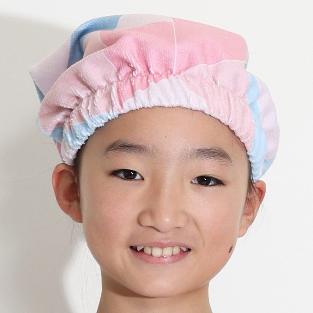HEAZEL タオルキャップ ヘアキャップ キッズ 子供 プール