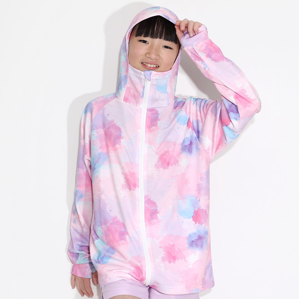 Ko'a ラッシュガード ハイネックパーカー キッズ つば付き UV Ko'a ラッシュガード ハイネックパーカー キッズ つば付き UV