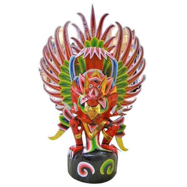 楽天市場】バリニーズの置物 木の彫刻 H30cm バリ島 アジアン
