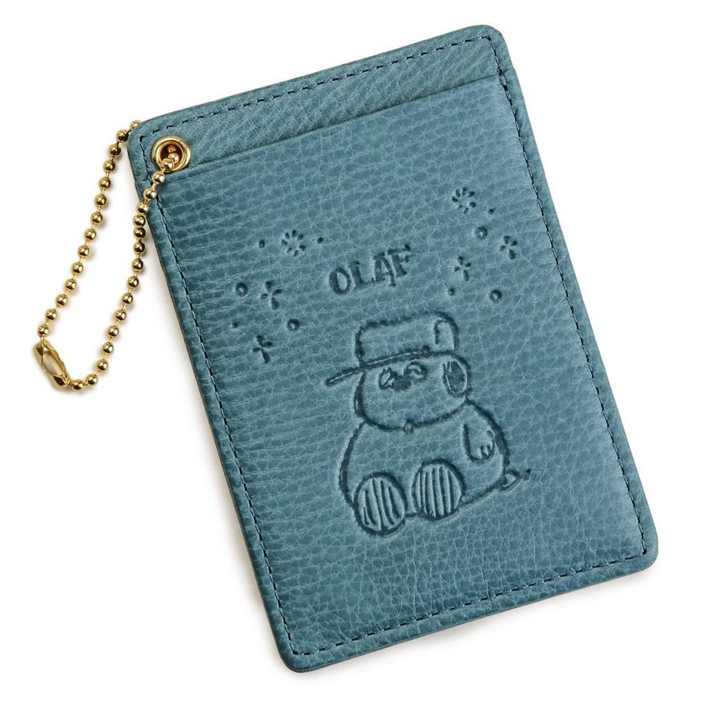 SNOOPY（スヌーピー） 単パスケース 定期入れ レディース 本革 スリム