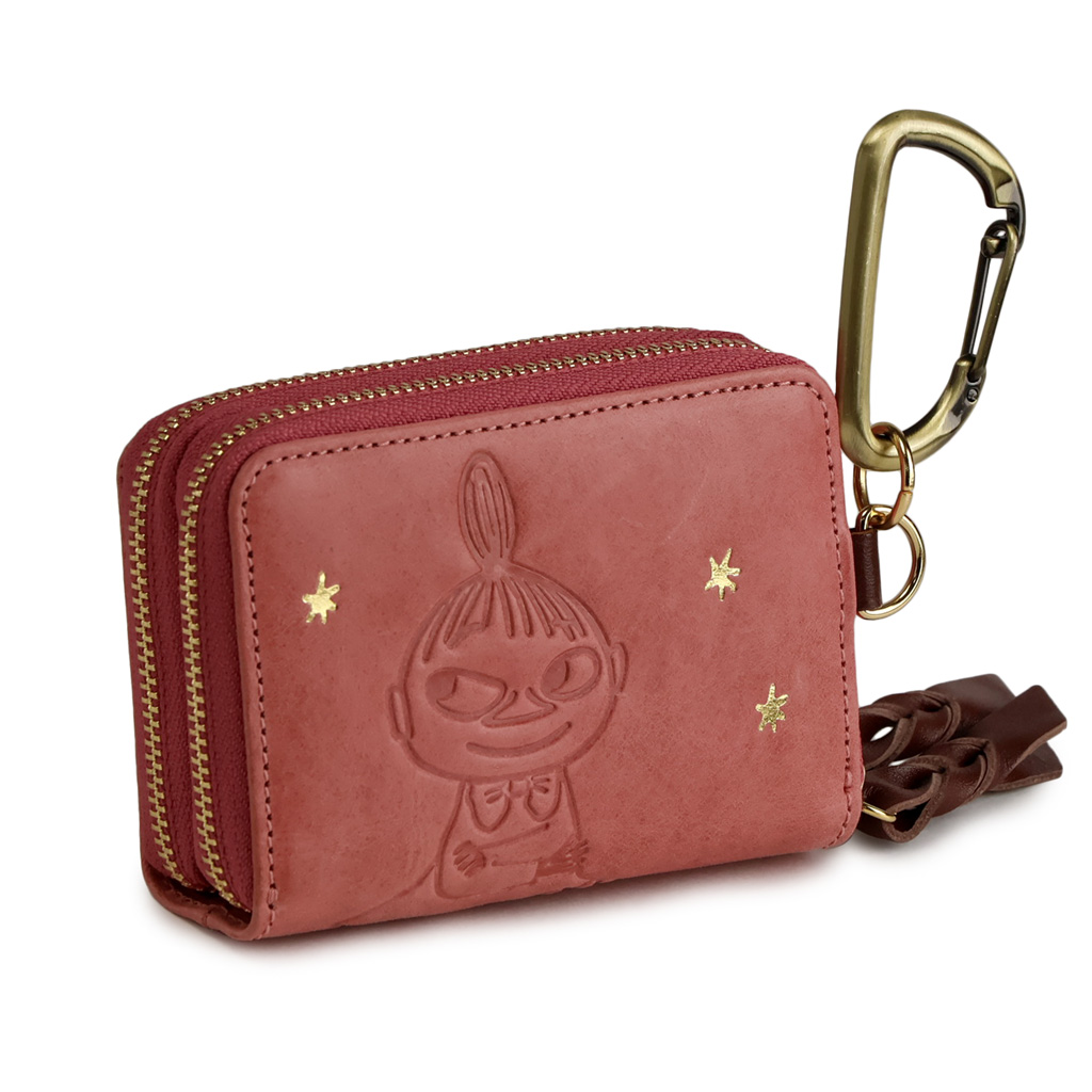 MOOMIN ムーミン スマートキーケース 本革 窓付き カード キーケース 車 レディース 革 ス...