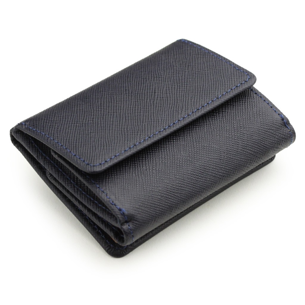 三つ折り財布 メンズ コンパクト ミニ財布 レディース 本革 小さい財布 プリズム 日本製