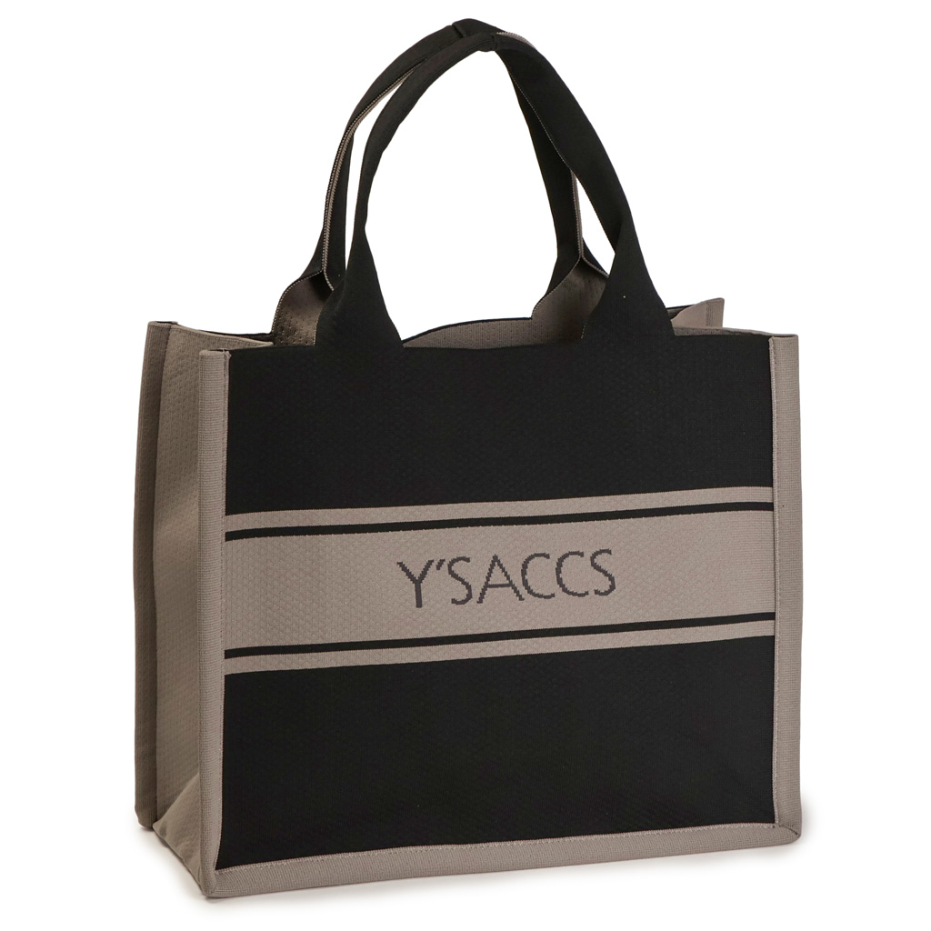 Y'SACCS（イザック） トートバッグ レディース 大きめ ニット バッグ