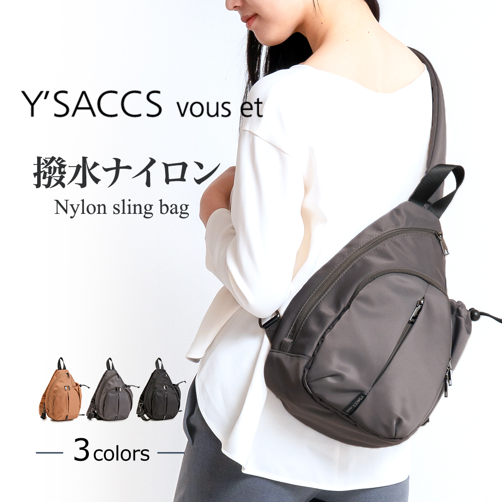 Y'SACCS（イザック） ボディバッグ レディース メンズ Y'SACCS vous et