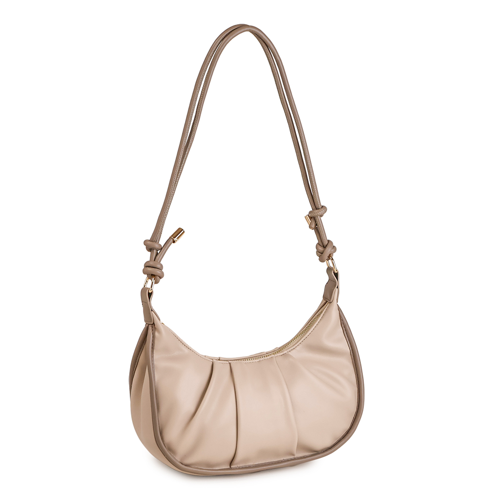 黒い合成皮革ショルダーバッグ ARCADE（アーケード） ショルダーバッグ バッグ 合成皮革PUレザー