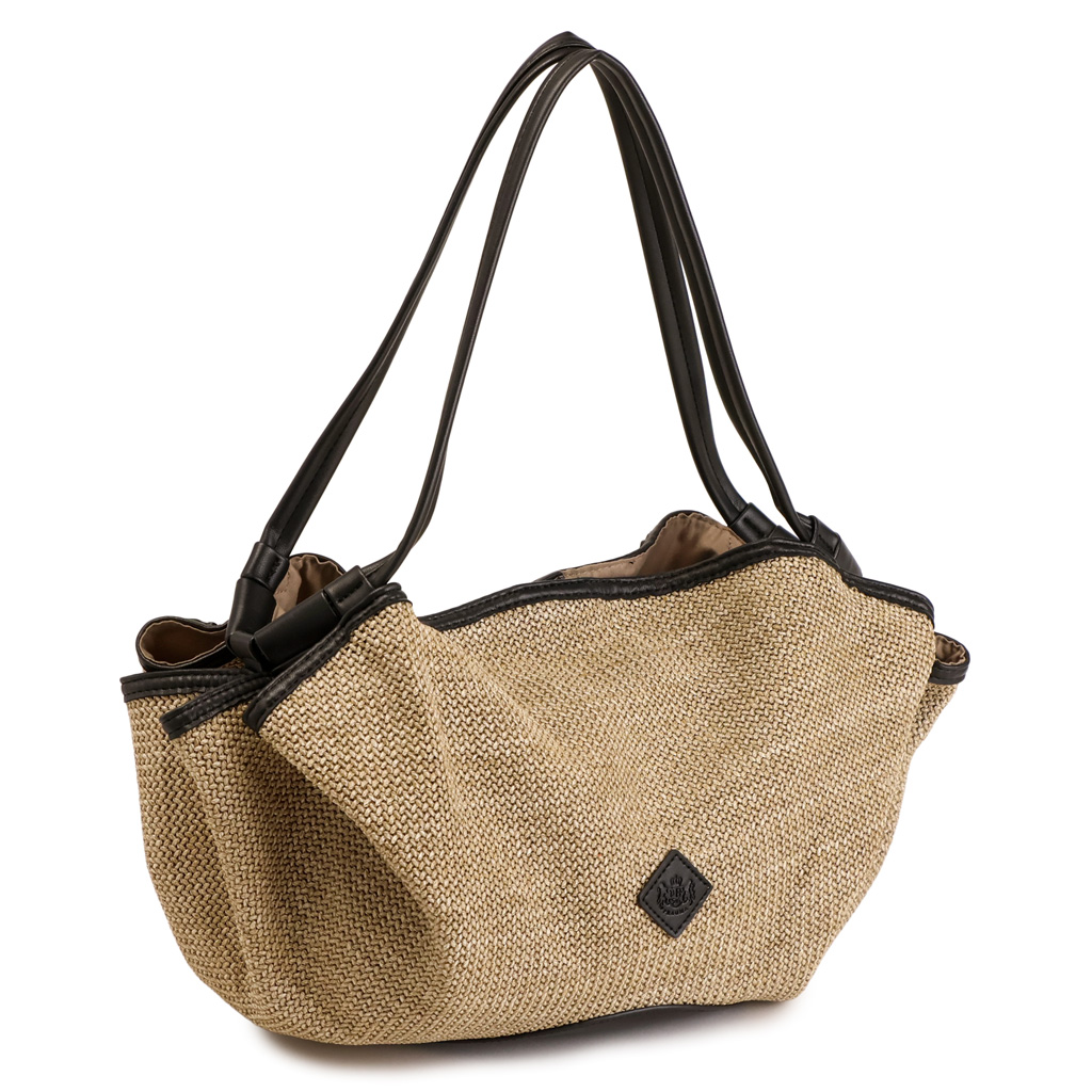 トートバッグ レディース かごバッグ 夏 バッグ 小さめ 軽量 肩掛け 軽い カゴ バック サマーバッグ マチ広 ナチュラル おしゃれ きれいめ ブランド PRAGMA | PRAGMA | 04