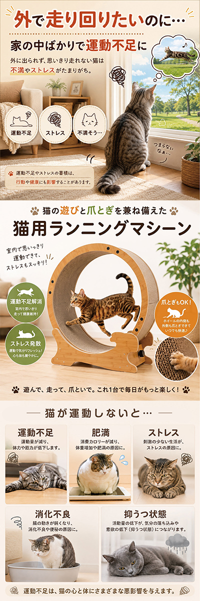 キャットホイール 猫 運動グッズ ネコ 爆買 トレッドミル 安い ノイズ