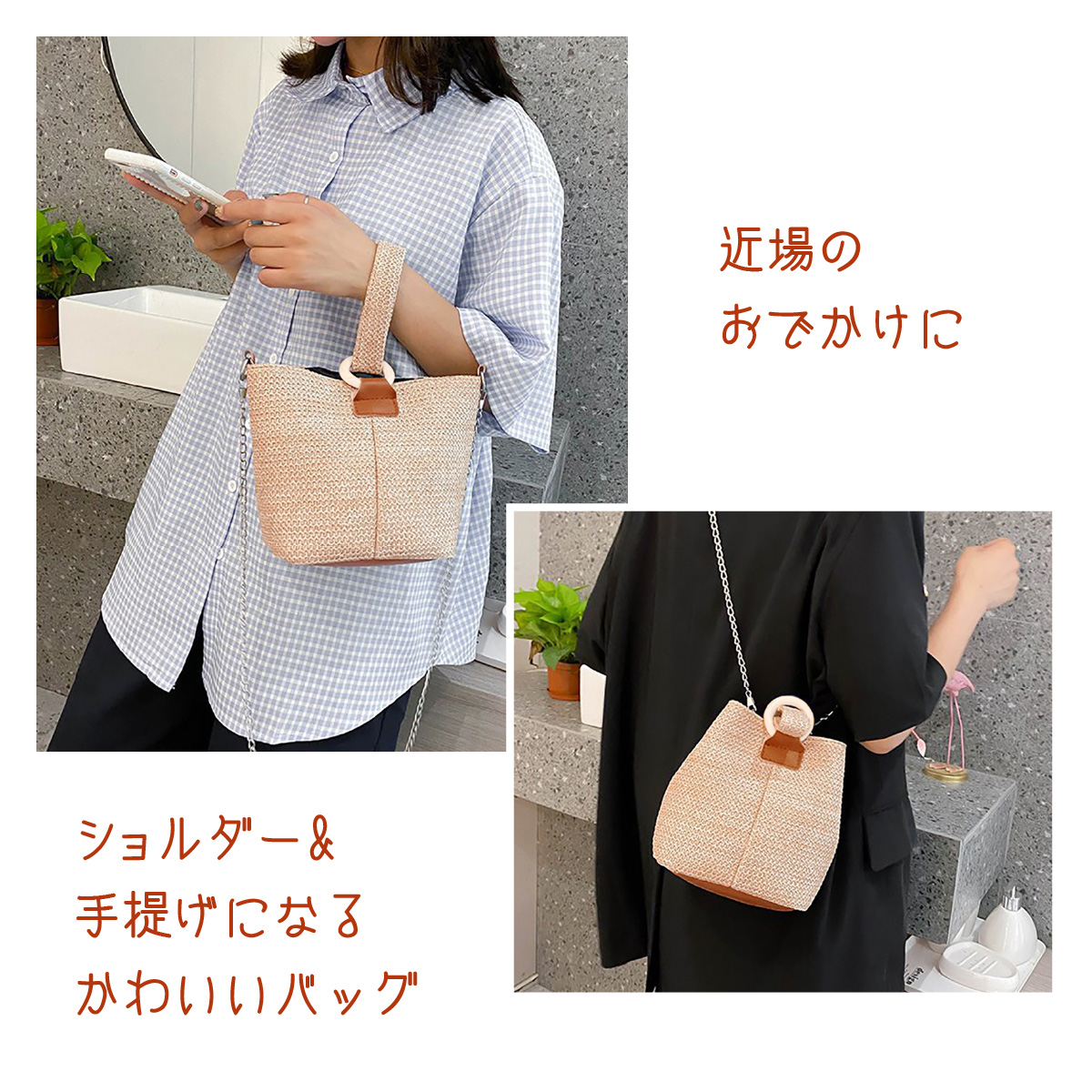 ハンドメイド ぺたんこトートバッグ ミニバッグ ミニトート