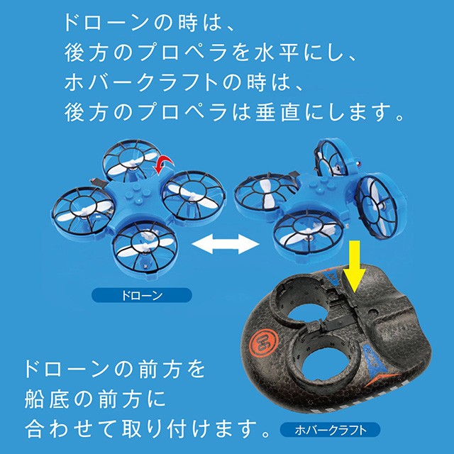 ドローン 子供 おもちゃ 3way 水陸空 ミニドローン ラジコン 子供向け お誕生日 プレゼント rc-hover  :rc-hover:ご注文ドットコム - 通販 - Yahoo!ショッピング