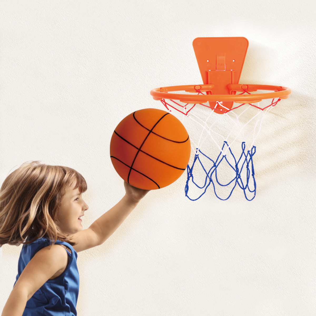 サイレントボール バスケットゴール バスケットボール 子供用 室内 おもちゃ 幼児 キッズ クリスマス s-basket