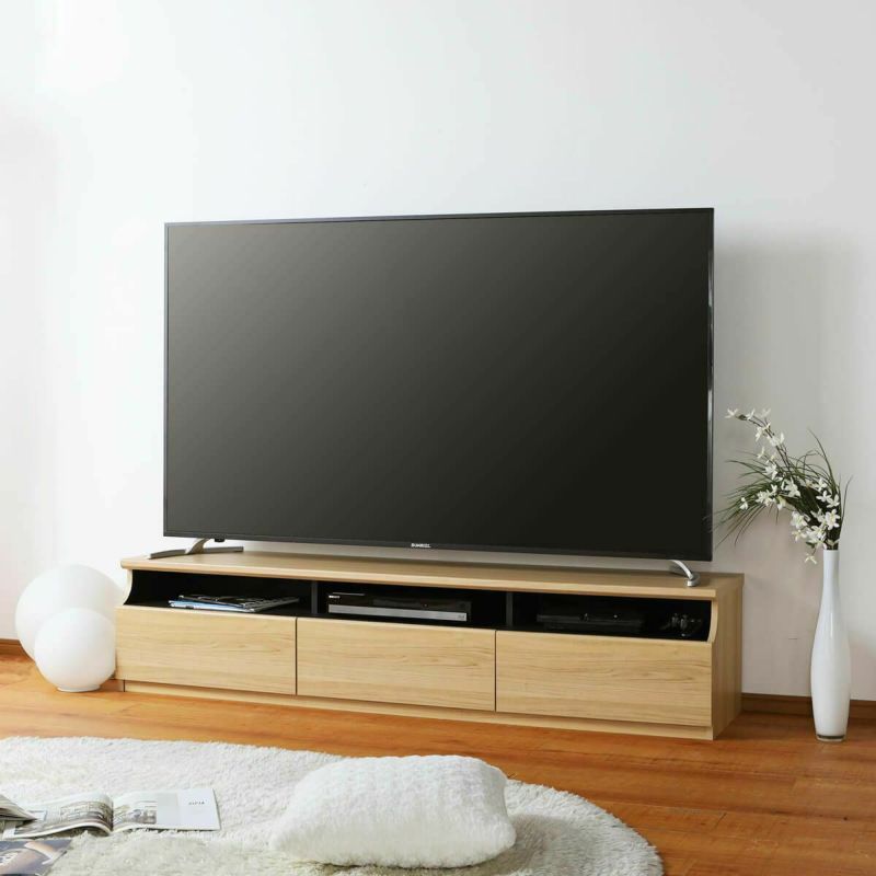 ローボード（テレビ台) ティレスタ３ ＴＬ３−４０１８Ｈ ナチュラル おしゃれ 白井産業 ティレスタ3 テレビボード TL3-4018H NA DK TELSTA