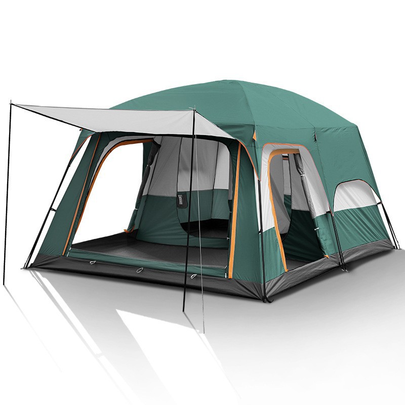 ツールームテント 6人用 大型 ドーム型テント ファミリーテント 6人用 8人用 12人用 設営簡単 二重層 防風防水 折りたたみ UVカット キャンプ用品｜gogomaxshop｜05