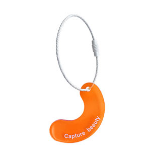 透明アクリルキーホルダー ホワイトキーリング 幾何学模様 バッグ