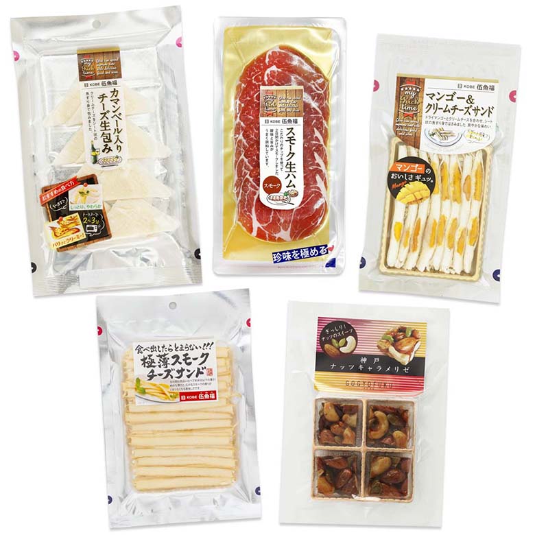 伍魚福のお味見セット外観一覧
