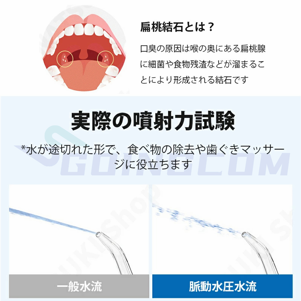 安全Shopping 口腔洗浄器 歯垢除去 オーラルケア 口内洗浄機 家庭用 ウォーターピック 歯周ポケット 歯間 歯磨き シンプル 10段階水圧調節可能  700ml大容量 1年保証 www.hotelpr.co.uk