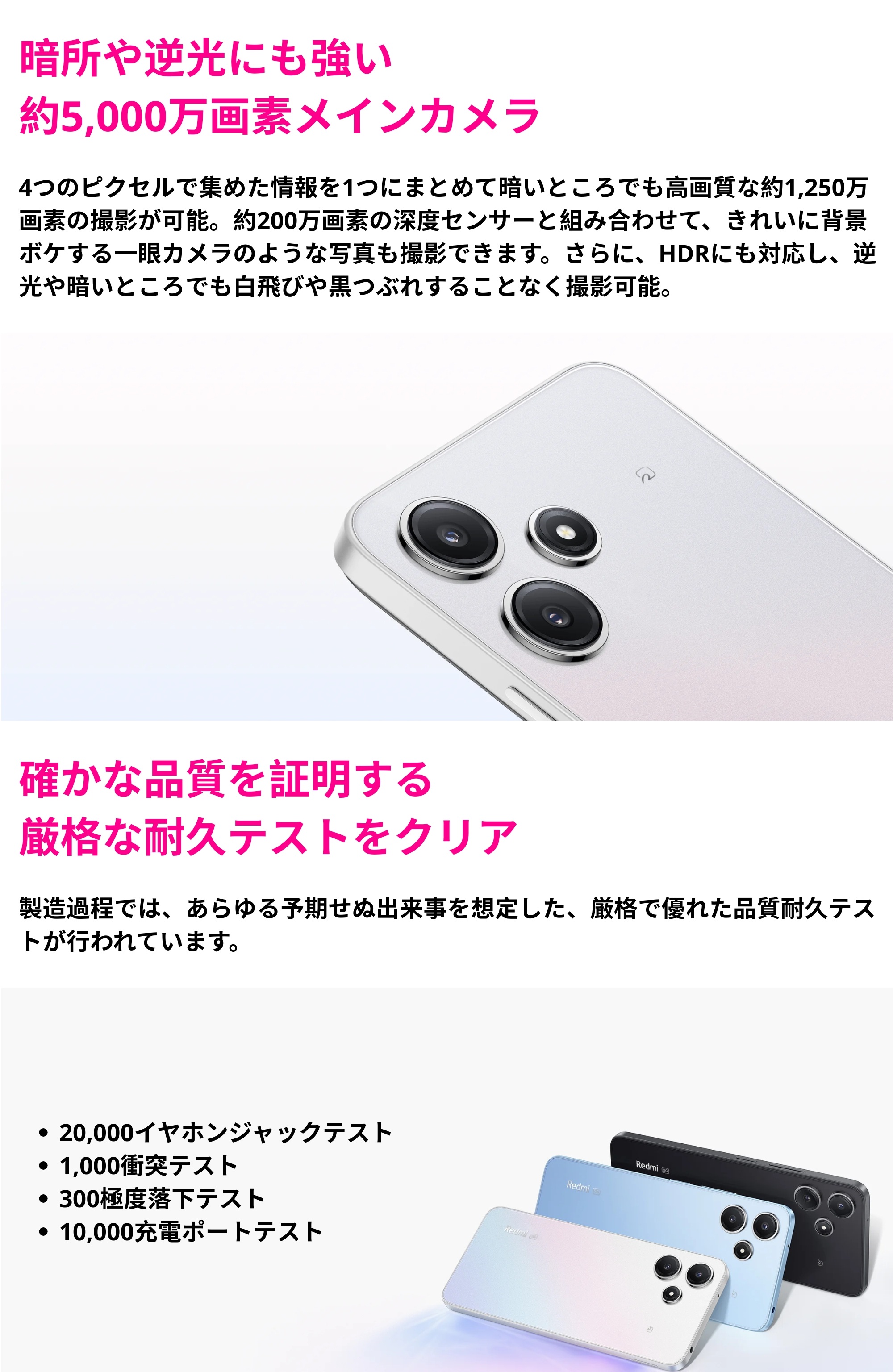 Xiaomi(シャオミ) Redmi 12 5G SIMフリー 4GB + 128GB 【docomo/au