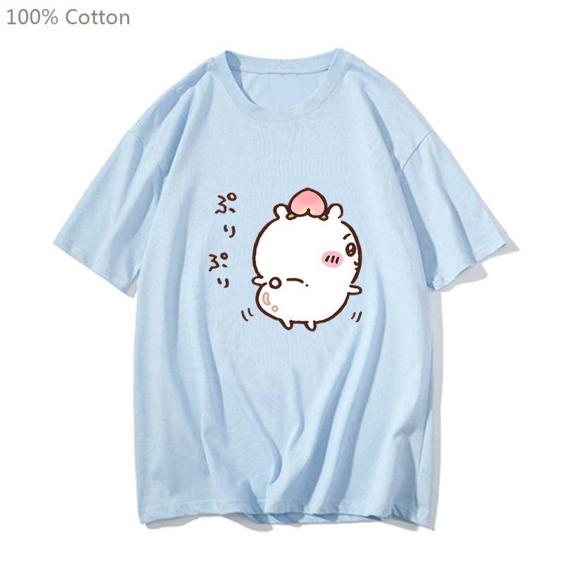 ちいかわ Tシャツ 半袖 うさぎ モモンガ くりまんじゅう なんか小さくてかわいいやつ かわいい 前...