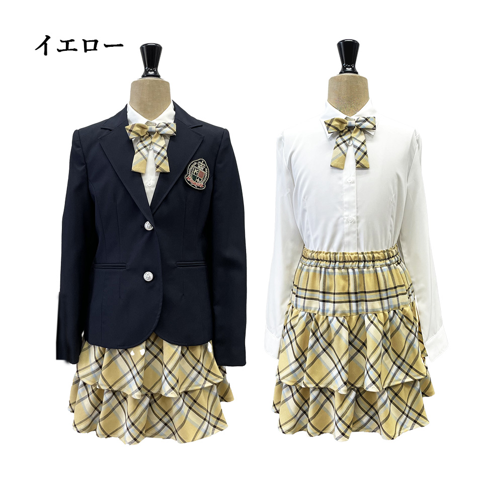 卒業式フォーマルスーツ5点セット 女の子 150 160 HeartShape 33230